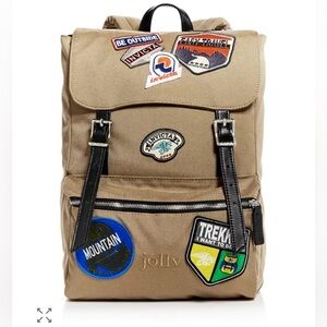 Invicta Jolly Heritage Patch Backpack - Sand